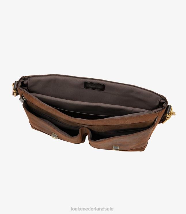 nl Loake Blackfriars aktetas leer bruin gewaxt suède D0LLB229