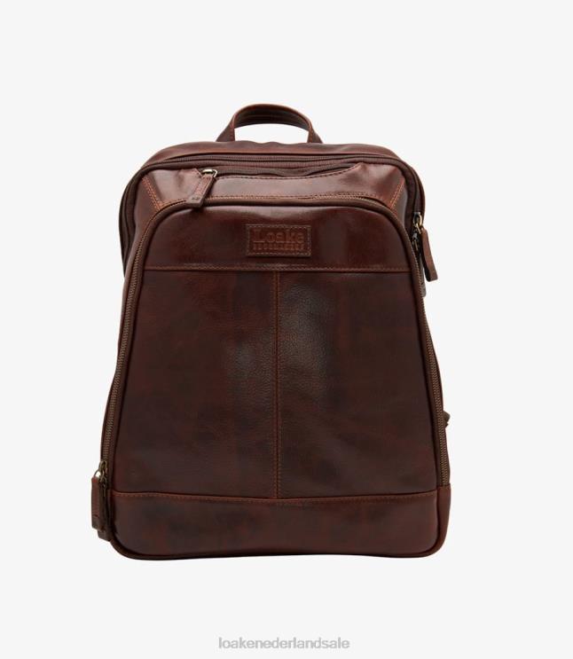 nl Loake waterloo rugzak leer bruin D0LLB225
