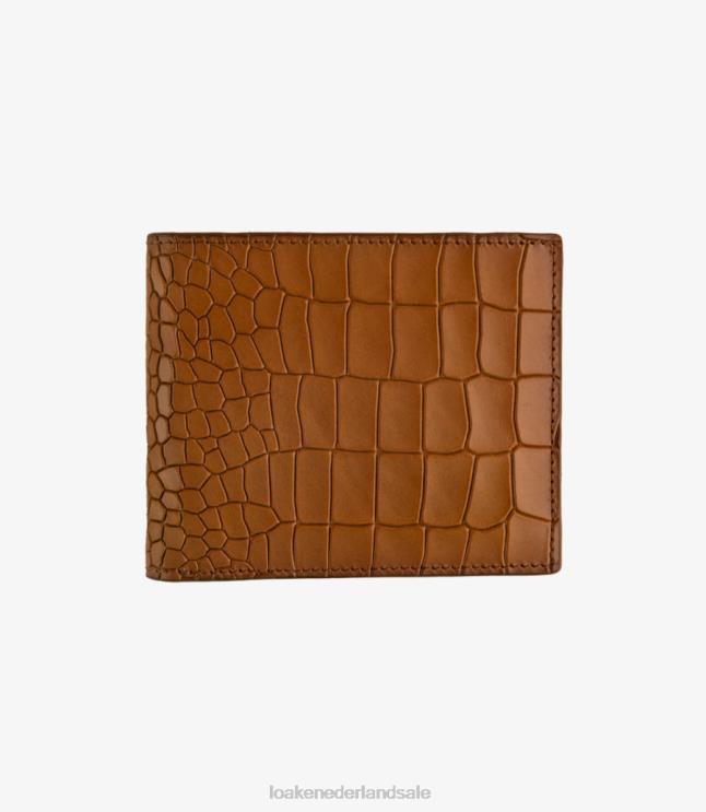 nl Loake Lombardische portemonnee leer bruinen D0LLB231