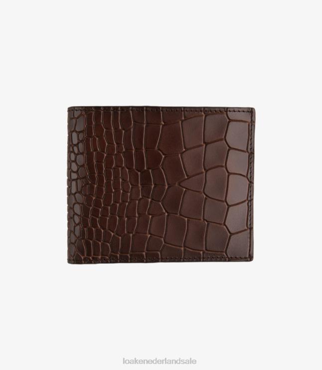 nl Loake Lombardische portemonnee leer donker bruin D0LLB233