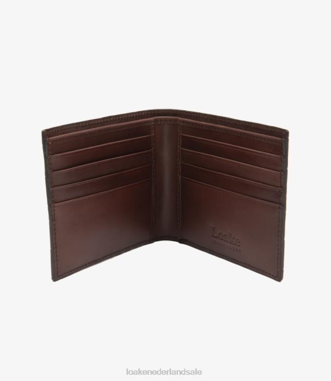 nl Loake Lombardische portemonnee leer donker bruin D0LLB233