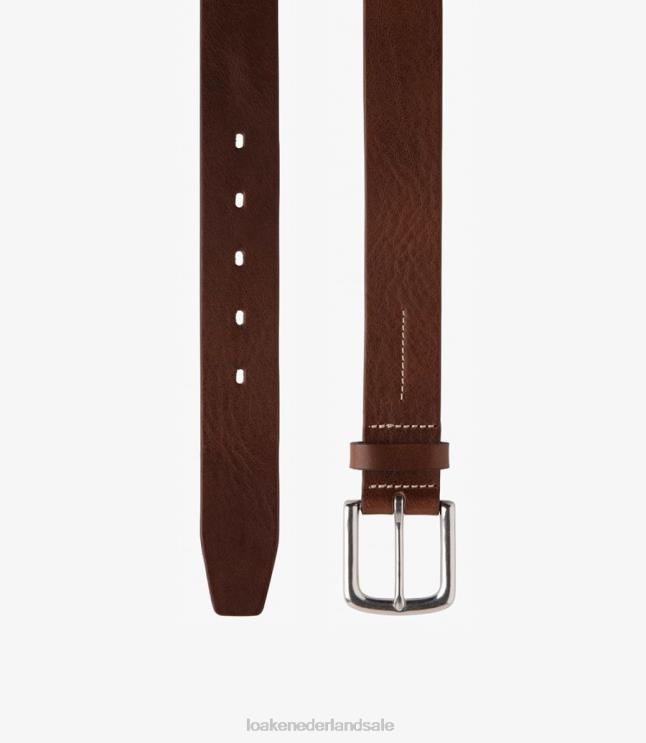 nl Loake cheltenham-riem accessoires donker bruin D0LLB214
