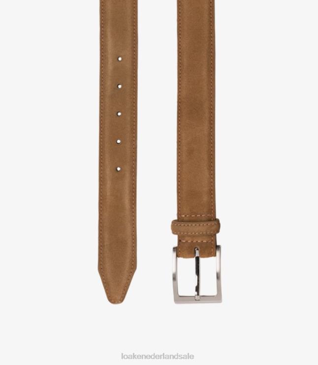nl Loake Willem riem accessoires lichtbruin suède D0LLB217