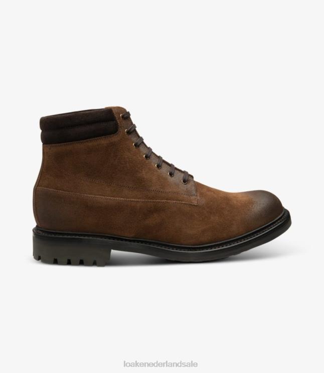 nl Loake Kirkby laarzen bruin suède D0LLB132