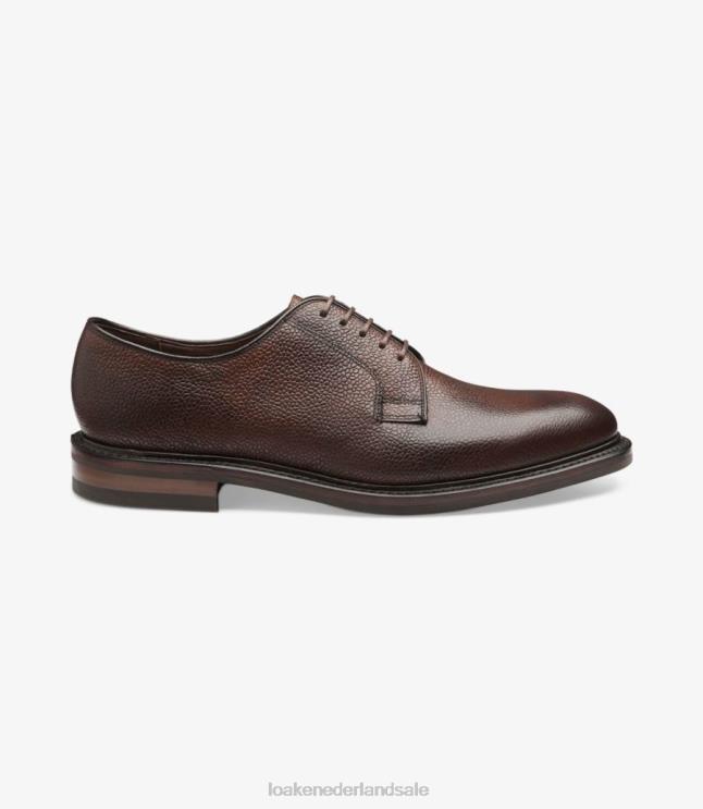 nl Loake troon gewone banden palissander nerf D0LLB148