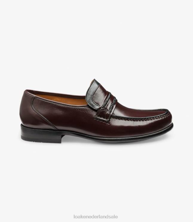 nl Loake Rome instappers bordeaux D0LLB64