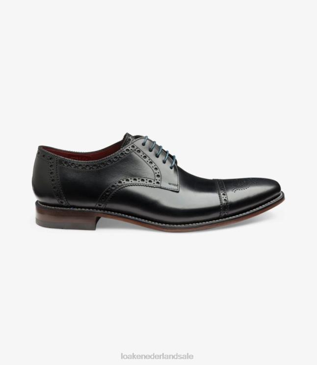 nl Loake foley semi brogues zwart D0LLB178