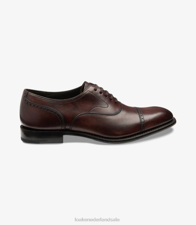 nl Loake knuffels semi brogues bordeaux D0LLB173