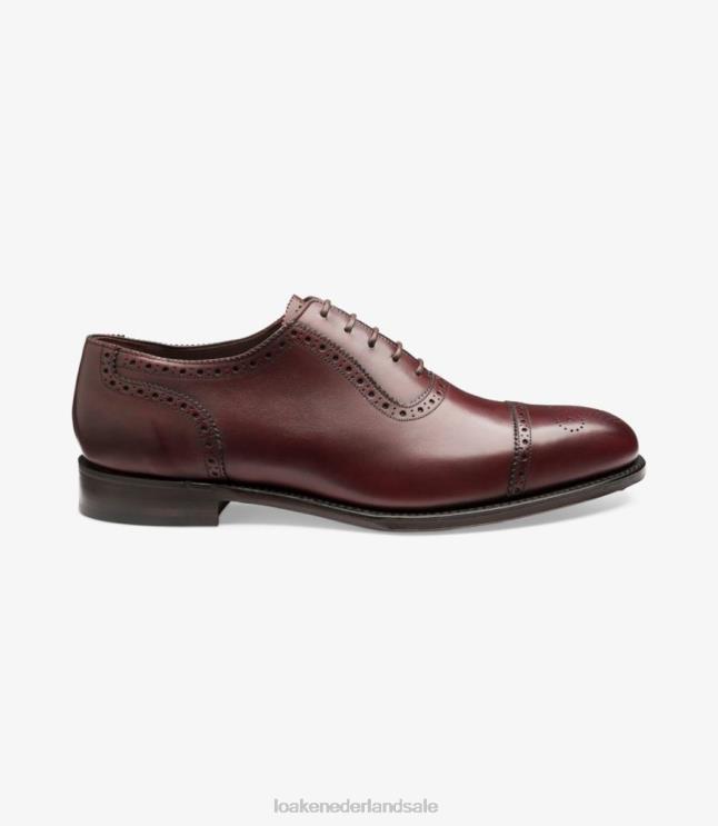 nl Loake strand semi brogues bordeaux D0LLB169