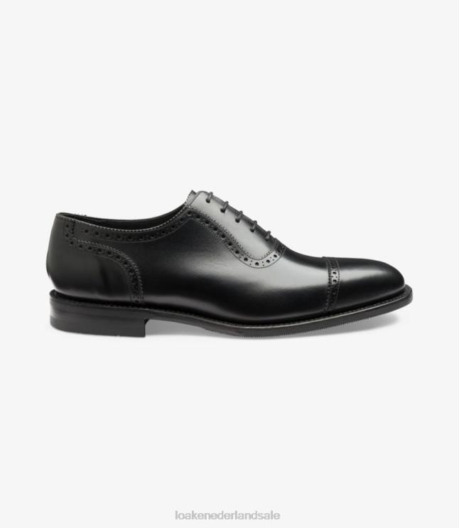 nl Loake vloot semi brogues zwart D0LLB172