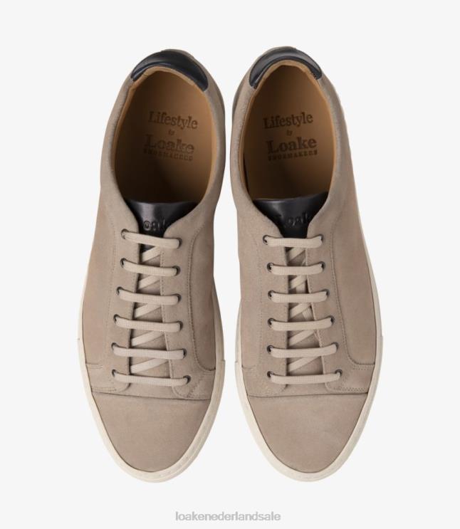 nl Loake streepje sportschoenen & sportschoenen steen suède D0LLB33