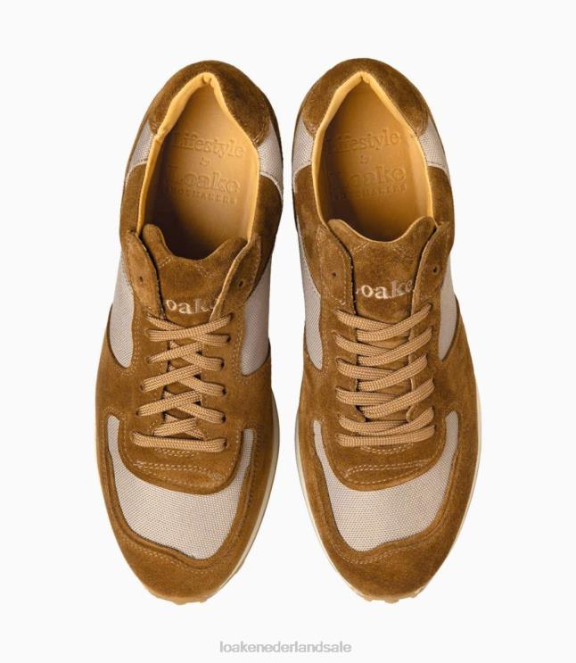 nl Loake voeden sportschoenen & sportschoenen lichtbruin suède D0LLB35